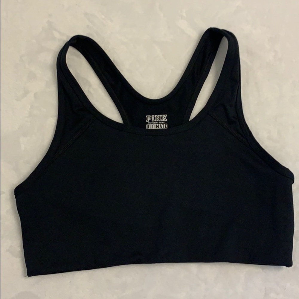 PINK Ultimate black sportsbra